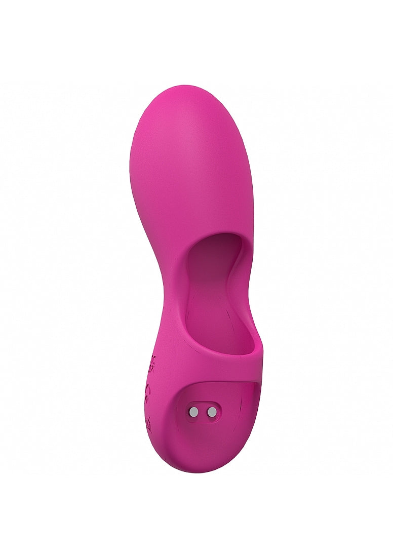 Loveline Joy 10 Speed Finger Vibe Silicone Rechargeable Waterproof Pink