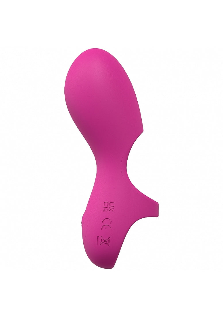 Loveline Joy 10 Speed Finger Vibe Silicone Rechargeable Waterproof Pink