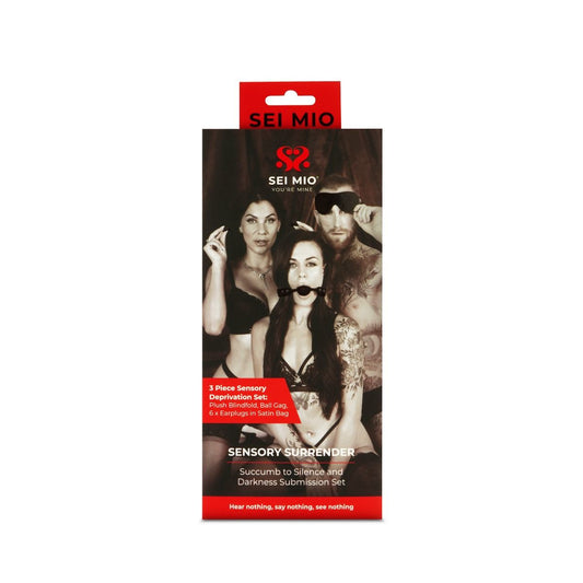 SEI Mio Sensory Surrender Blindfold Gag and Earplug Kit