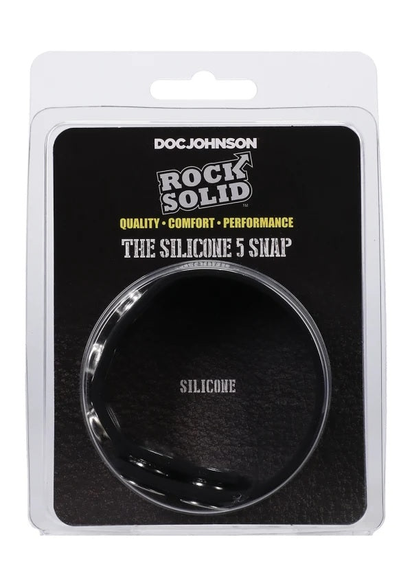 Rock Solid Silaflex 5-snap (adjustable) Black
