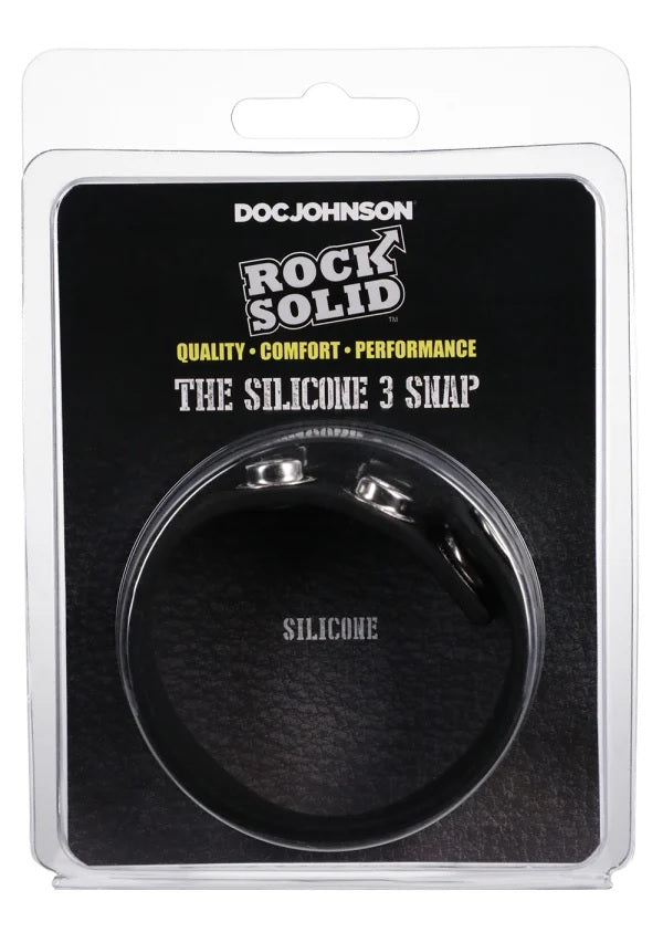 Rock Solid Silaflex 3-snap (adjustable) Black