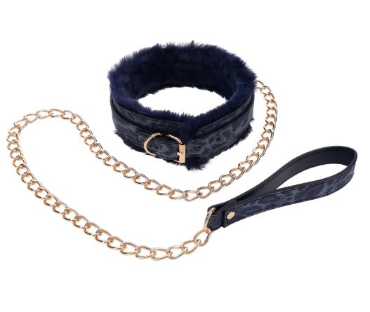 Sportsheets Sex & Mischief Cougar Fur Collar & Leash