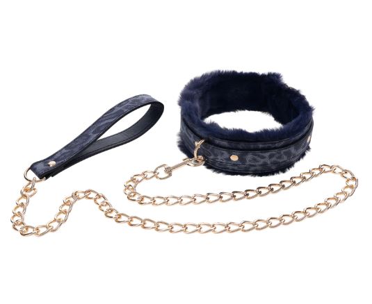 Sportsheets Sex & Mischief Cougar Fur Collar & Leash