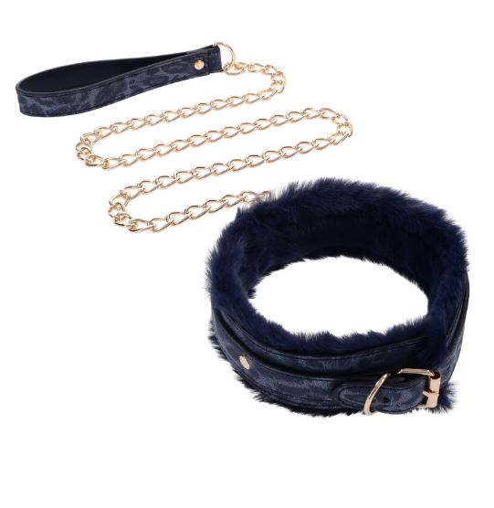 Sportsheets Sex & Mischief Cougar Fur Collar & Leash
