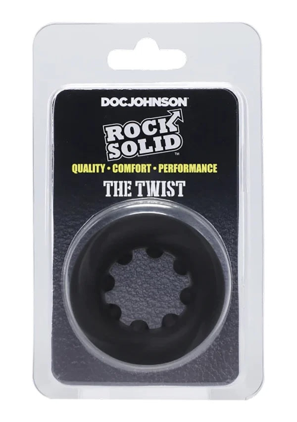 Rock Solid The Twist C Ring Black