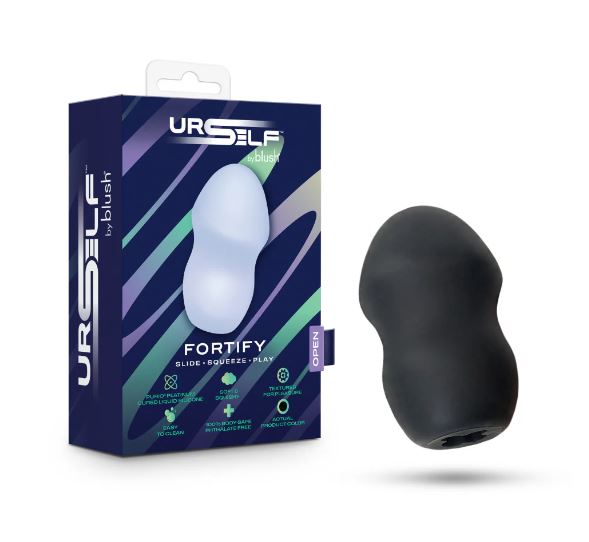 Urself Fortify Silicone Ftm Masturbation Stroker Black