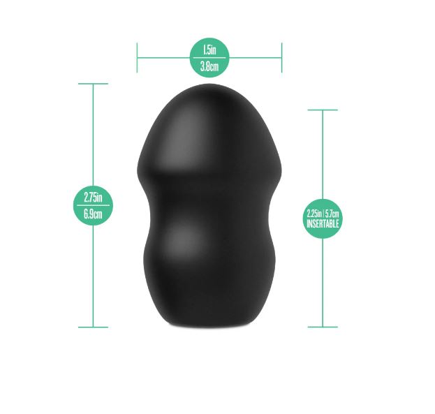 Urself Fortify Silicone Ftm Masturbation Stroker Black