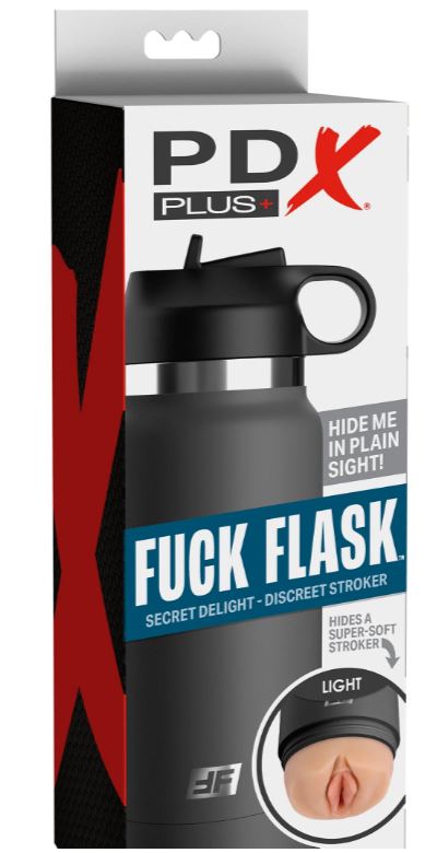 Pdx Plus Fuck Flask Secret Delight Stroker - Light/grey
