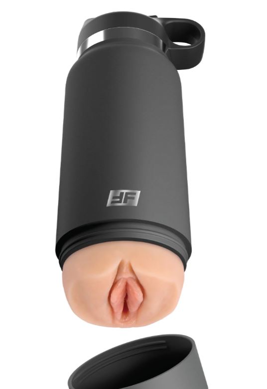 Pdx Plus Fuck Flask Secret Delight Stroker - Light/grey