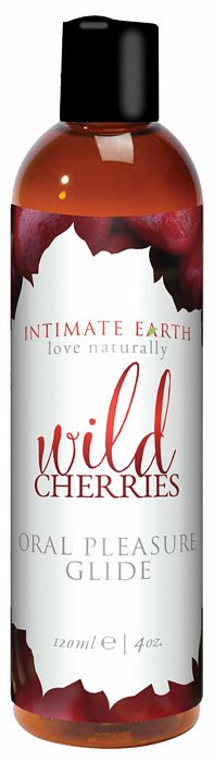 Intimate Earth Wild Cherries Flavored Glide 120ml.