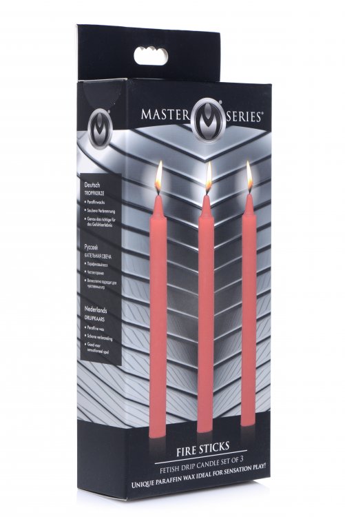 Fetish Drip Candles 3 Pack - Red
