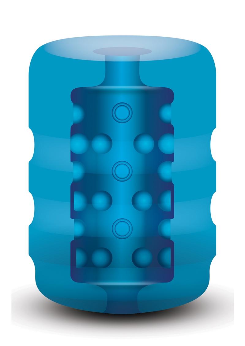 Zolo Backdoor Beaded Texture Pocket Stroker Blue