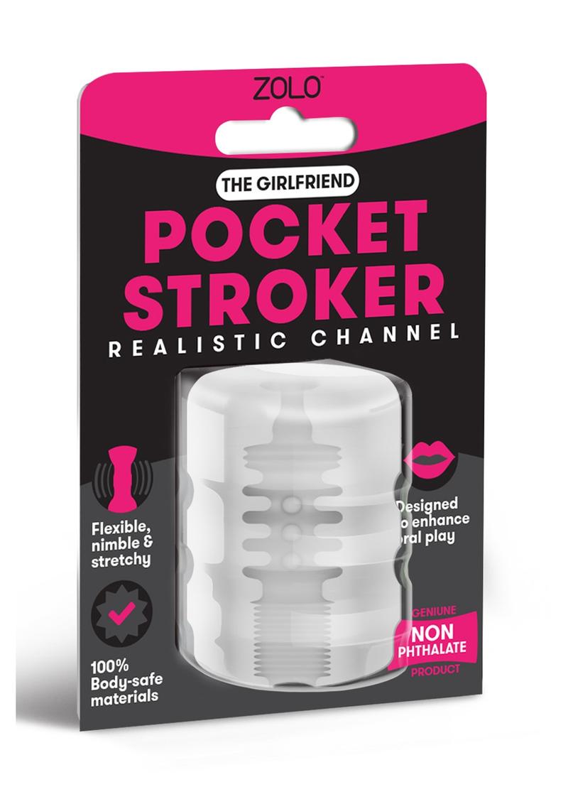 Zolo The Girlfriend Pocket Stroker White